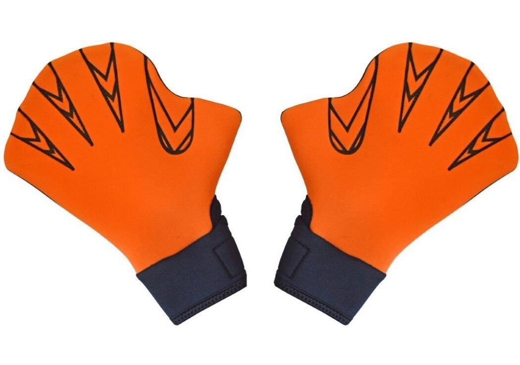Plavecké rukavice na aquaerobic - velikost L | 11630218